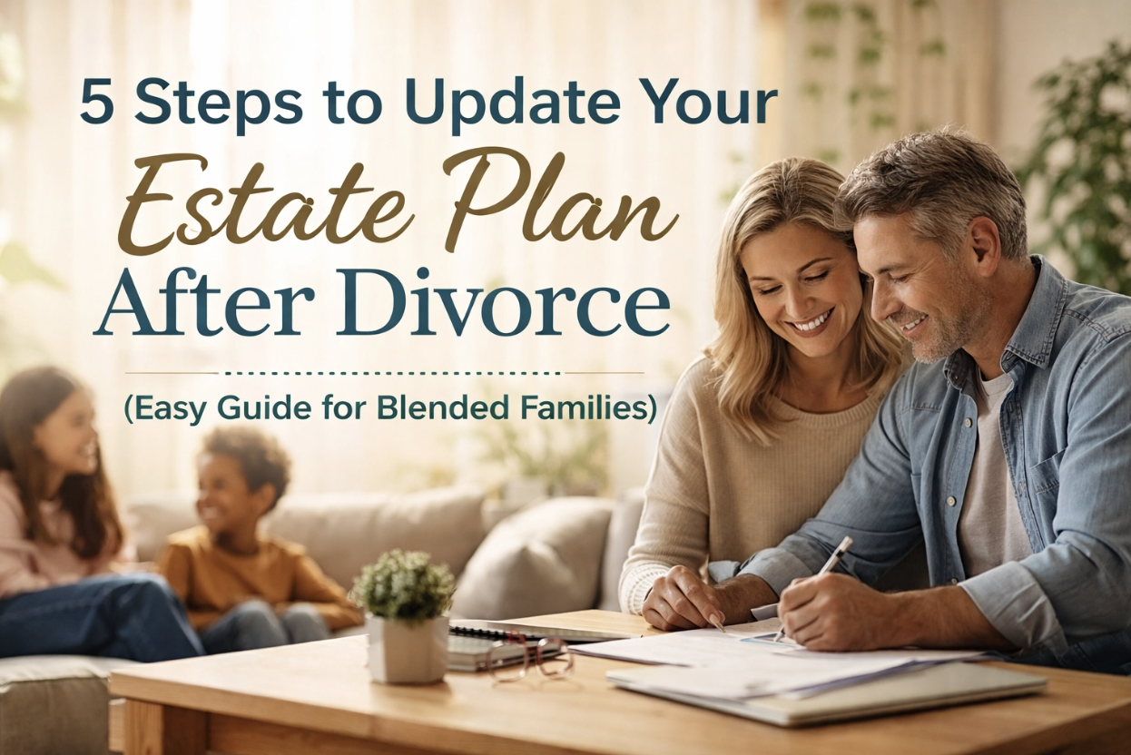 5 Steps to Update Your Estate Plan After Divorce (Easy Guide for Blended Families)
